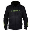 RST RST Urban Zip Mens Textile Hoodie Black Flo Yellow - Thumbnail 1