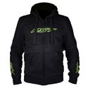 Urban Zip Mens Textile Hoodie Black Flo Yellow