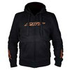 RST RST Urban Zip Mens Textile Hoodie Black Red - Thumbnail 1