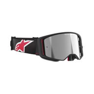 Supertech Corp Goggles Black Red Mirror Silver