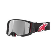 Supertech Corp Goggles Black Red Mirror Silver