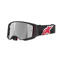 Supertech Corp Goggle Black Red Mirror Silver