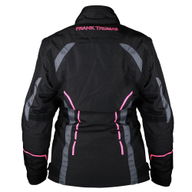 Isla Ladies Textile Jacket Black Pink