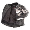 IXS Vertigo Black Anthracite Leather Motorcycle Jacket Inside                                                                                                                                                                                                  