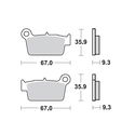 Nitro 94521 Brake Pads