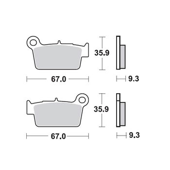 Motomaster Nitro 94521 Brake Pads