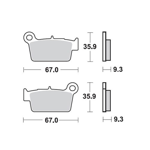 Motomaster Nitro 94521 Brake Pads