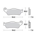 Nitro 93021 Brake Pads