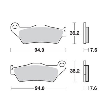 Motomaster Nitro 93021 Brake Pads