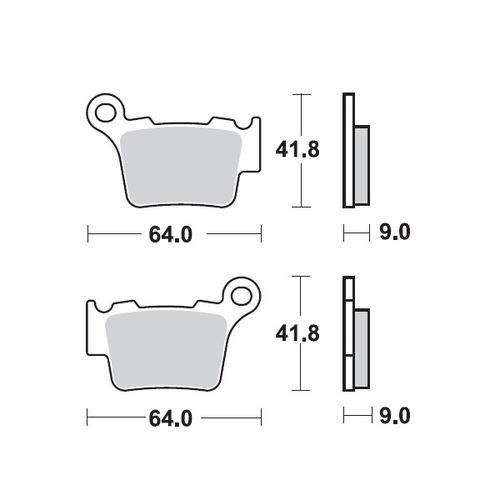 Motomaster Racing 94411 SinterPRO Brake Pads