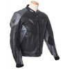 IXS Trigon Black Gun Leather Motorcycle Jacket Side                                                                                                                                                                                                            
