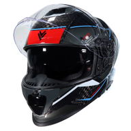 SMK Venom Helmet Carbon Blue