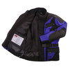 IXS Cobra Mens Black Blue Textile Motorcycle Jacket Inside                                                                                                                                                                                                     