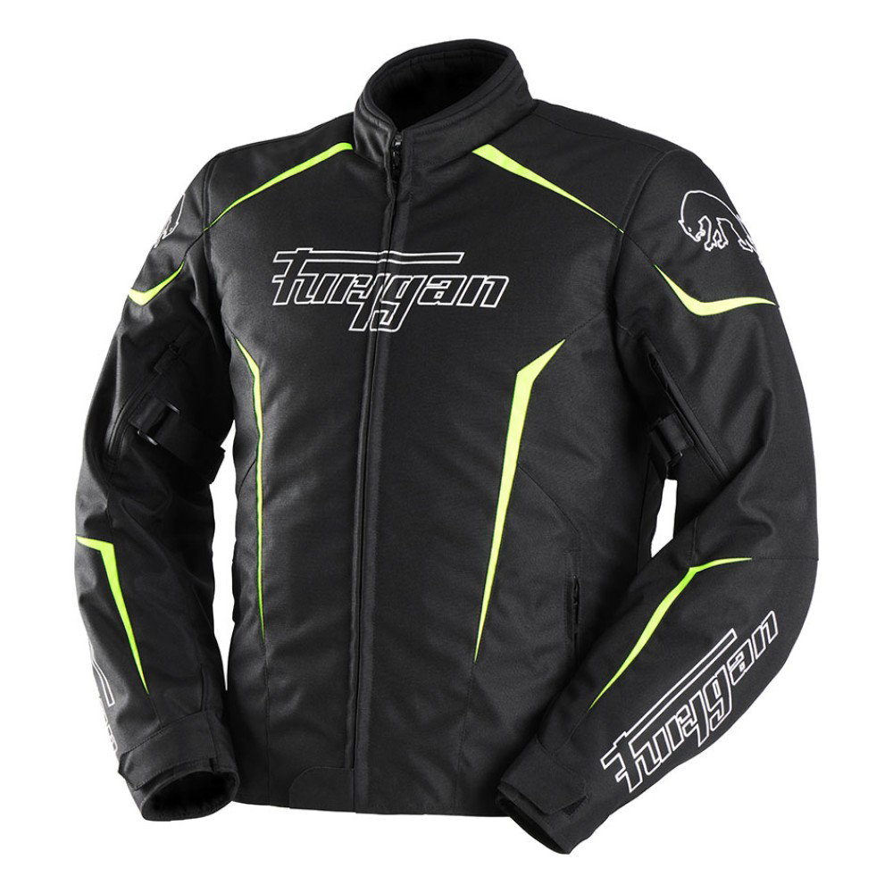 Furygan Yori Jacket Black White Yellow | J&S Accessories