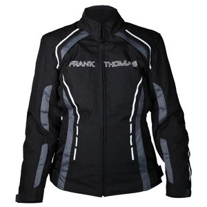 Frank Thomas Isla Ladies Textile Jacket Black White