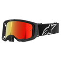 Vision 8 Corp Goggle Black Mirror Red