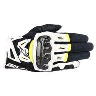 SMX 2 Air Carbon V2 Gloves Black White Yellow Fluo
