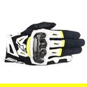 SMX 2 Air Carbon V2 Gloves Black White Yellow Fluo