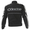 Alpinestars T-Dyno Mens Black Textile Motorcycle Jacket Back                                                                                                                                                                                                   
