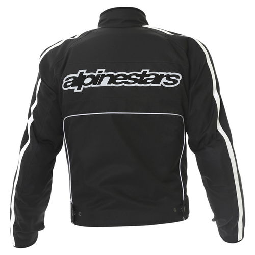 Alpinestars T-Dyno Mens Black Textile Motorcycle Jacket Back                                                                                                                                                                                                   