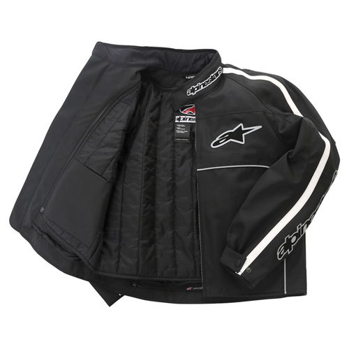 Alpinestars T-Dyno Mens Black Textile Motorcycle Jacket Inside                                                                                                                                                                                                 