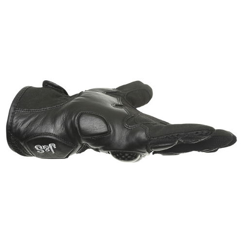 J&S Mesh Black Motorcycle Gloves Little finger side                                                                                                                                                                                                            