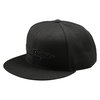 Troy Lee Designs Troy Lee Designs Signature Flat Bill Snapback Cap Black Black - Thumbnail 1