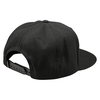 Troy Lee Designs Troy Lee Designs Signature Flat Bill Snapback Cap Black Black - Thumbnail 2