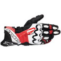 GP Plus R V3 Gloves Black White Bright Red