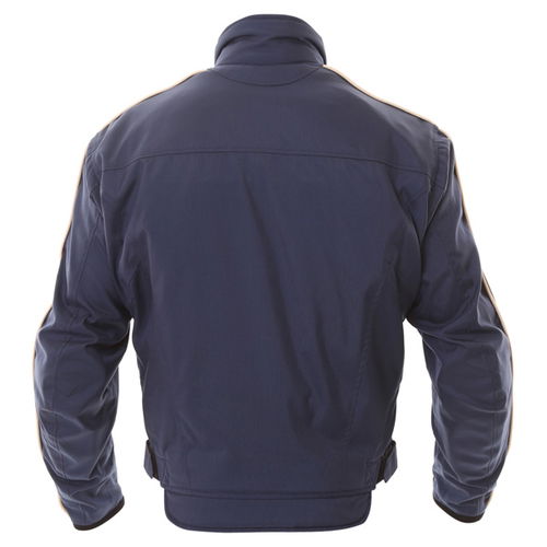 IXS Zebu Mens Blue Grey Textile Motorcycle Jacket Back                                                                                                                                                                                                         