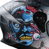 FT62 SV Zombie Helmet Grey