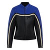MotoGirl MotoGirl Hayley Leather Jacket Blue - Thumbnail 1