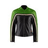 MotoGirl MotoGirl Hayley Leather Jacket Green - Thumbnail 1