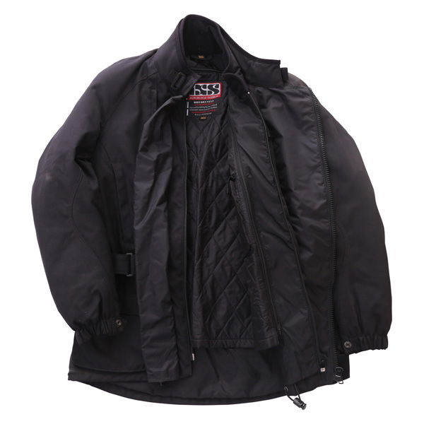 IXS Merlin Waterproof Black Motorcycle Jacket Inside                                                                                                                                                                                                           
