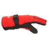 J&S Boy Racer Red Black Motorcycle Gloves Thumb side                                                                                                                                                                                                           