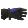 J&S Boy Racer Blue Black Motorcycle Gloves Palm                                                                                                                                                                                                                