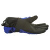 J&S Boy Racer Blue Black Motorcycle Gloves Little finger side                                                                                                                                                                                                  