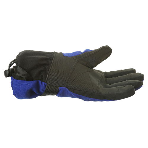 J&S Boy Racer Blue Black Motorcycle Gloves Little finger side                                                                                                                                                                                                  