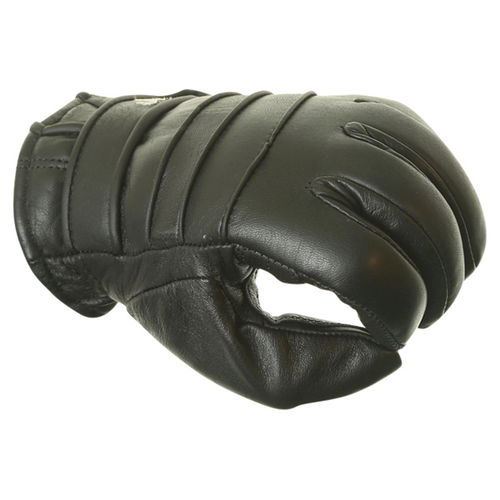 J&S Boy Cruiser Black Motorcycle Gloves Knuckle                                                                                                                                                                                                                