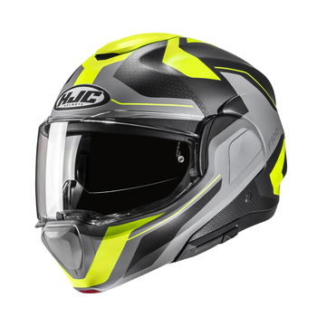 HJC F100 Helmet Bios Yellow