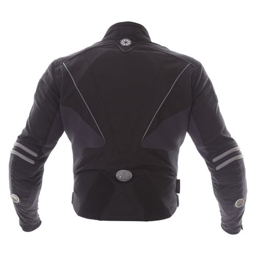 IXS Atacama Black Textile Motorcycle Jacket Back                                                                                                                                                                                                               