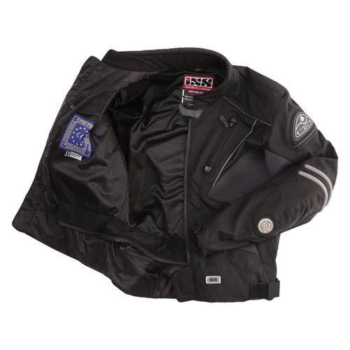 IXS Atacama Black Textile Motorcycle Jacket Inside                                                                                                                                                                                                             