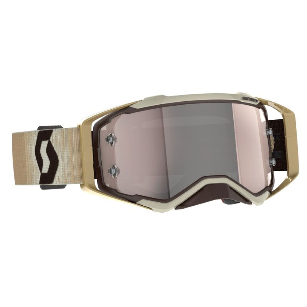 Scott Prospect Goggles Beige Brown Silver Chrome Works | J&S Accessories