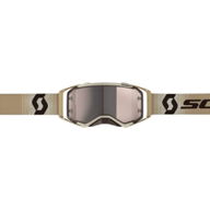 Prospect Goggles Beige Brown Silver Chrome Works