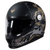 Frank Thomas Frank Thomas YM-833 Predator Helmet Skull Black Gold - Thumbnail 2