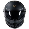 Frank Thomas Frank Thomas YM-833 Predator Helmet Skull Black Gold - Thumbnail 3