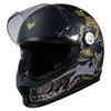 Frank Thomas Frank Thomas YM-833 Predator Helmet Skull Black Gold - Thumbnail 4
