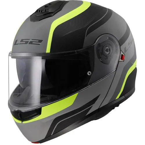 LS2 FF908 Strobe II Helmet Monza Matt Black H-V Yellow