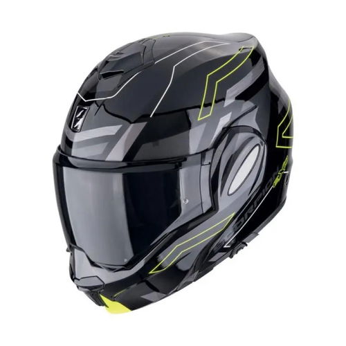 Scorpion Exo-Tech Evo Helmet Conquer Black Yellow