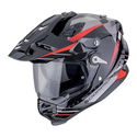 ADF-9000 Feat Helmet Black Silver Red